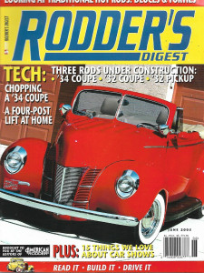 RODDER'S DIGEST 2005 JUNE - CHOPPING '34 COUPE,'34 COUPE, '32 COUPE, '32 PICKUP